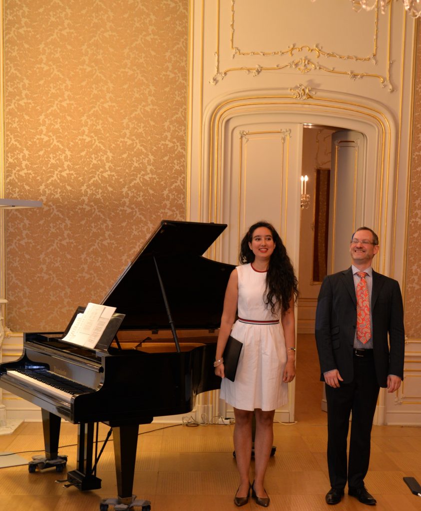 in der Österreichischen Nationalbibliothek mit Jendrik Springer am Klavier